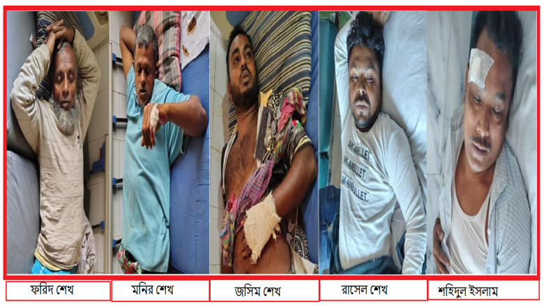 Five Injured in Land Dispute Clash in Chitalmari